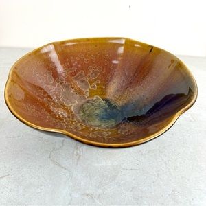 Bill Campbell Studio Pottery Crystalline Flambeaux Glaze 11” Bowl